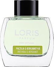 Dyfuzor zapachowy Paczula i bergamotka - Loris Parfum Patchouli & Bergamot Reed Diffuser — Zdjęcie N3