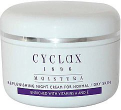 PRZECENA! Nawilżający krem do twarzy na noc - Cyclax Moistura Replenishing Night Cream Normal / Dry Skin * — фото N1