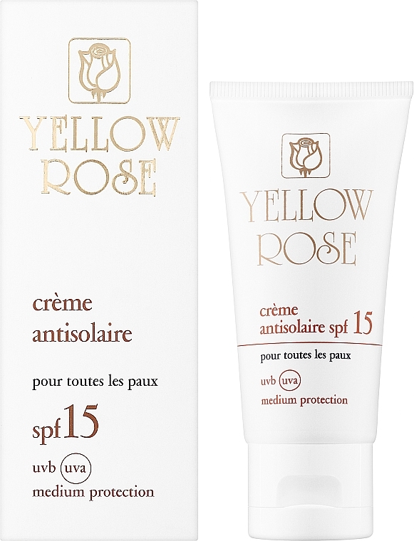 Krem przeciwsłoneczny SPF15 - Yellow Rose Creme Antisolaire SPF 15 — Zdjęcie N2
