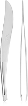 Profesjonalna skośna pęseta 9058 - SPL Professional Tweezers — Zdjęcie N1