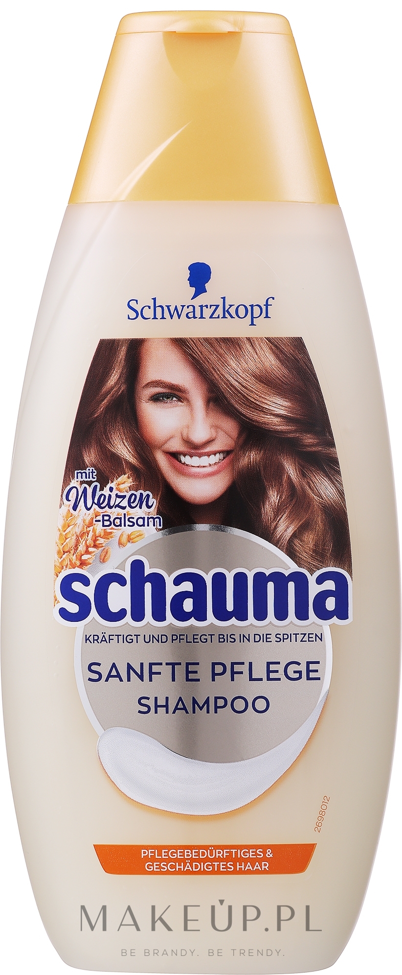 Delikatny szampon do włosów z proteinami pszenicy - Schauma Gentle Repair Shampoo — Zdjęcie 400 ml