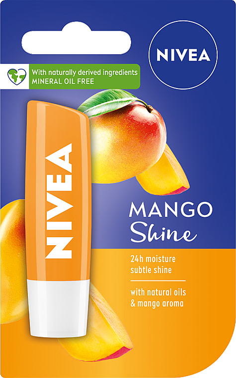 Nawilżająca pomadka do ust Mango - NIVEA Mango Shine Lip Balm — Zdjęcie N1