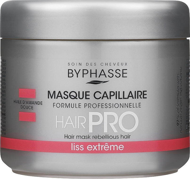 Wygładzająca maska nabłyszczająca do włosów - Byphasse Hair Pro Mask Liss Extreme