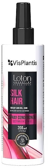 Odżywka w sprayu do włosów suchych i matowych z ekstraktem z jedwabiu - Vis Plantis Loton Silk Hair Spray Conditioner — Zdjęcie N1
