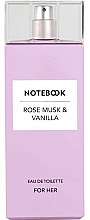 Kup Notebook Fragrances Rose Musk & Vanilla - Woda toaletowa