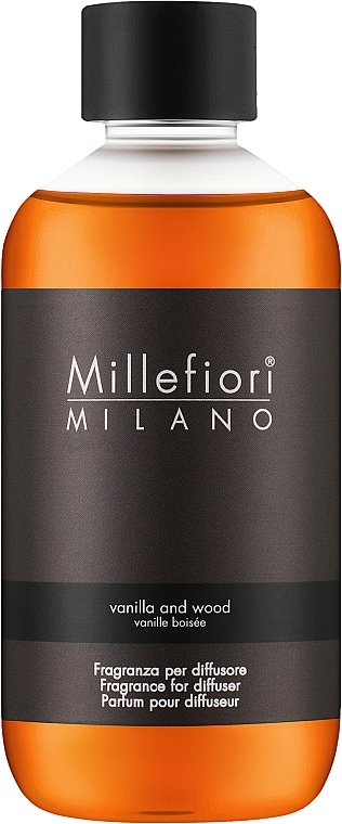 Wkład do dyfuzora zapachowego - Millefiori Milano Natural Vanilla & Wood Diffuser Refill — Zdjęcie N1