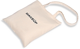 Płaska beżowa torba ekologiczna EcoVibe - MAKEUP Eco Bag Shopper Slim Beige — Zdjęcie N2