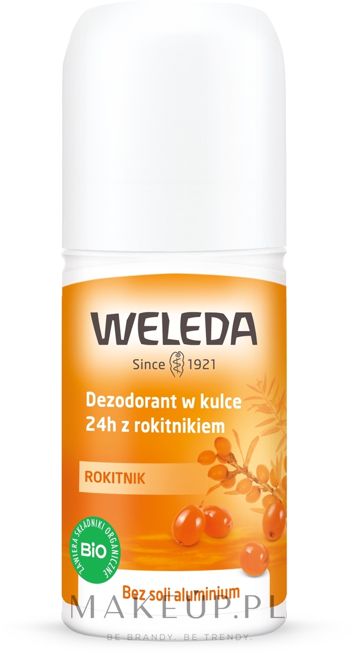 Dezodorant w kulce Rokitnik - Weleda 24h Sanddorn Deodorant Roll-On — Zdjęcie 50 ml