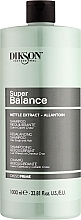 Szampon regulujący wydzielanie sebum do tłustej skóry głowy i włosów Ekstrakt z pokrzywy i allantoina - Dikson Prime Super Balance Shampoo Intensive Rebalancing — Zdjęcie N2