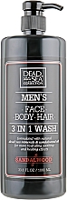 Kup Żel pod prysznic, do włosów i twarzy dla mężczyzn - Dead Sea Collection Men’s Sandalwood Face, Hair & Body Wash 3 in 1
