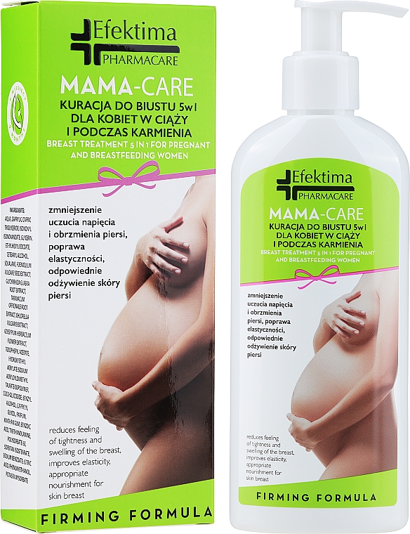 Kuracja do biustu 5 w 1 dla kobiet w ciąży i podczas karmienia - Efektima Pharmacare Mama-Care Treatment For Bust 5in1 — Zdjęcie N2