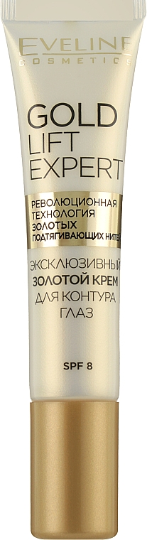 Luksusowy złoty krem pod oczy - Eveline Cosmetics Gold Lift Expert