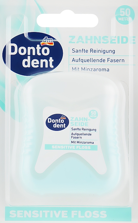 Nić dentystyczna - Dontodent Sensitive Floss — Zdjęcie N1