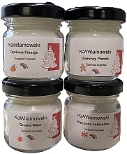 Świąteczny zestaw świec zapachowych - KaWilamowski (candles/4x40ml) — Zdjęcie N2