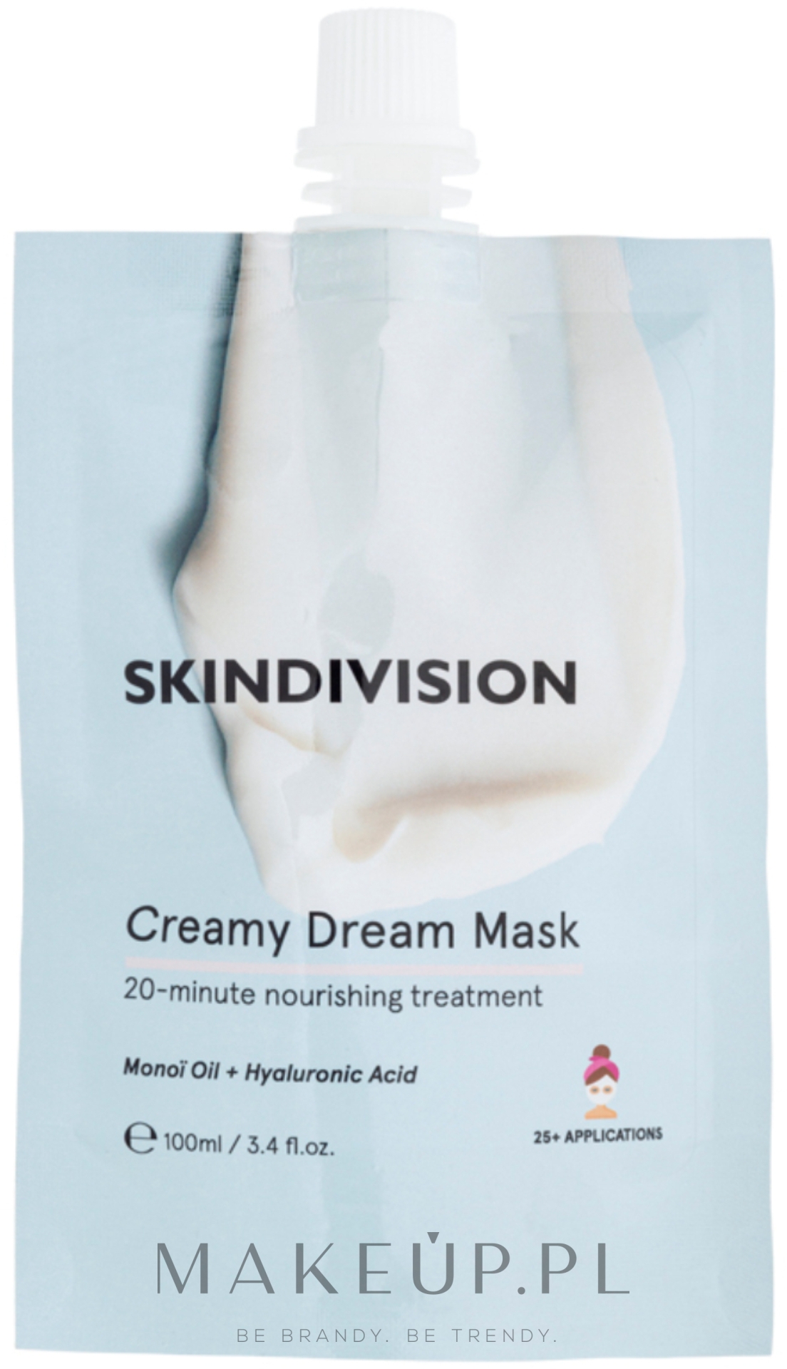 Kremowa maska ​​do twarzy - SkinDivision Creamy Dream Mask — Zdjęcie 100 ml