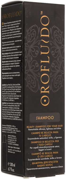 Szampon oczyszczający i rozświetlający włosy - Orofluido Shampoo — фото N2