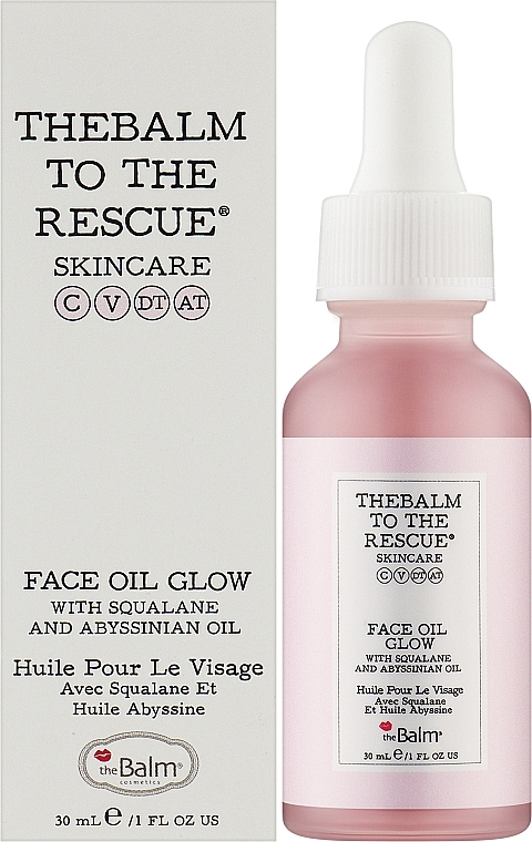 Rozświetlający olejek do twarzy - theBalm To The Rescue Face Oil Glow — Zdjęcie N2