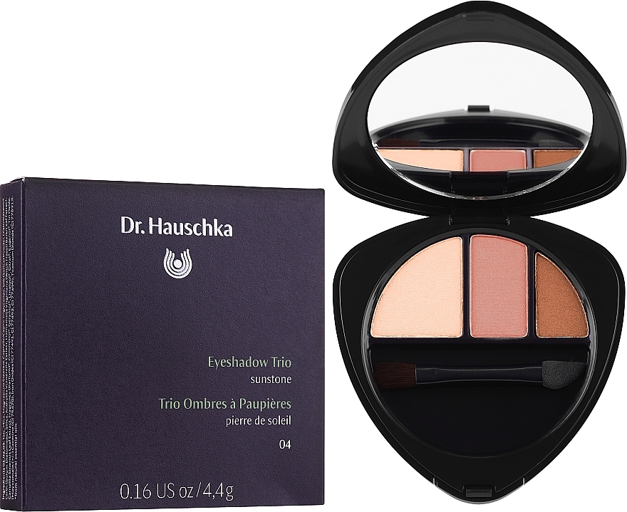 PRZECENA! Potrójny cień do powiek - Dr Hauschka Eyeshadow Trio * — Zdjęcie N1