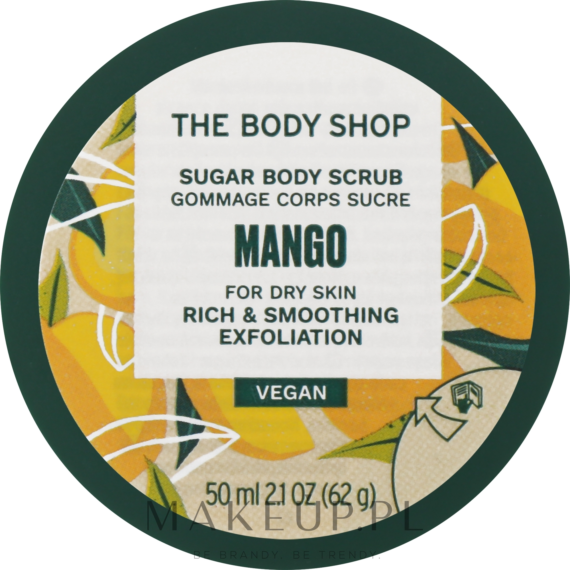 Peeling do ciała z mango - The Body Shop Mango Sugar Body Scrub Vegan — Zdjęcie 50 ml