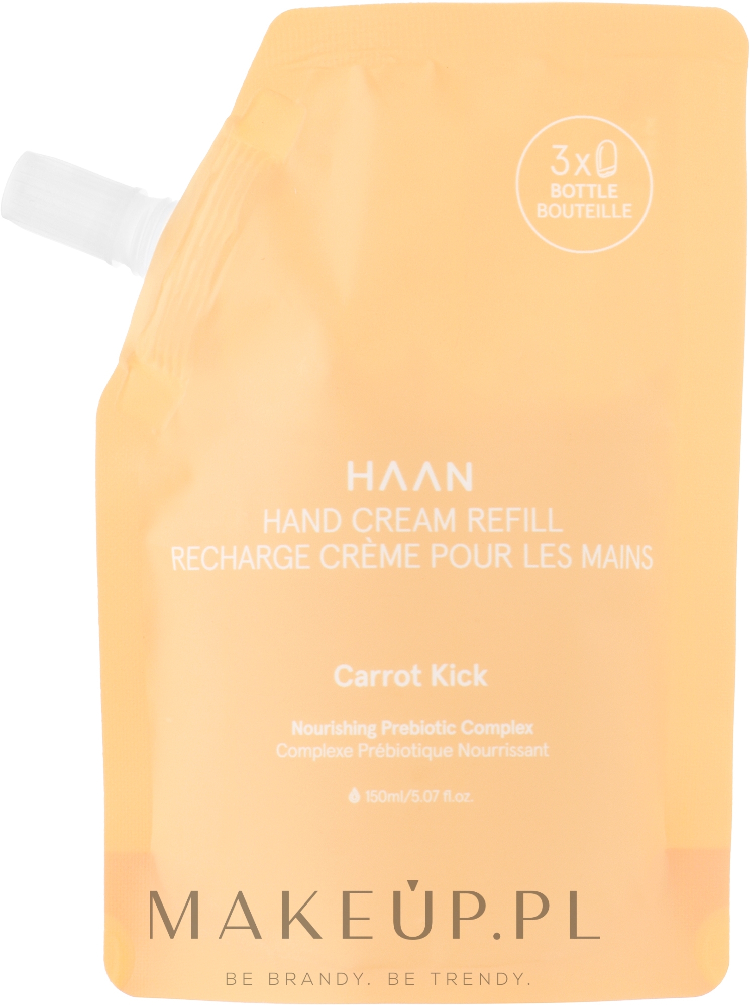 Regenerujący krem do rąk - HAAN Hand Cream Carrot Kick (wkład uzupełniający) — Zdjęcie 150 ml