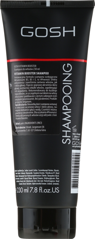 Witaminowy szampon do włosów - Gosh Copenhagen Vitamin Booster Shampoo — Zdjęcie N2