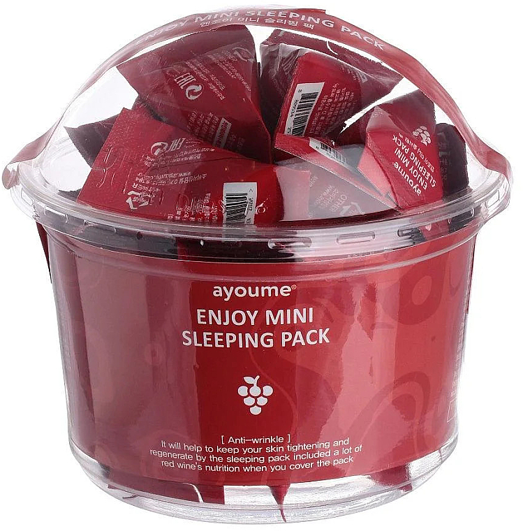 Zestaw maseczek przeciwstarzeniowych - Ayoume Enjoy Mini Sleeping Pack 