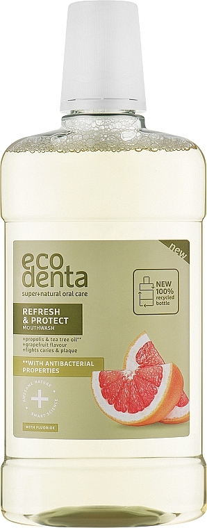 Płyn do płukania ust Grejpfrut - Ecodenta Super+Natural Oral Care — Zdjęcie N1