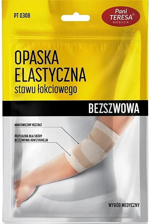 Opaska elastyczna stawu łokciowego, rozmiar S - Pani Teresa — Zdjęcie N1