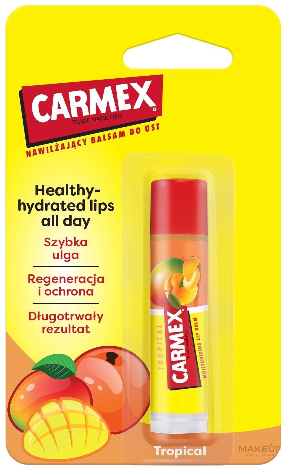 Nawilżający balsam do ust - Carmex Lip Balm SP F15 — Zdjęcie Brzoskwinia i mango