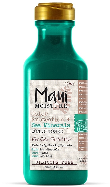 Odżywka z minerałami morskimi do włosów farbowanych - Maui Moisture Color Protection + Sea Minerals Conditioner — Zdjęcie N1