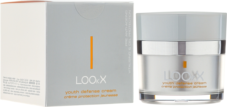 Ochronny krem do młodej skóry - LOOkX Youth Defense Cream — Zdjęcie N1