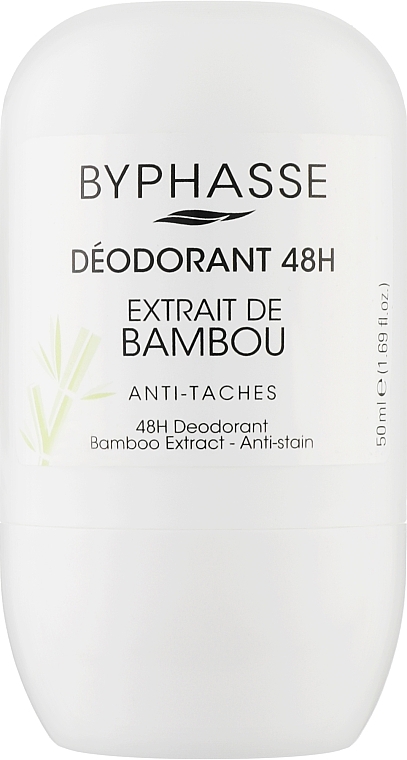Dezodorant w kulce Ekstrakt z bambusa - Byphasse 48h Deodorant Bamboo Extract
