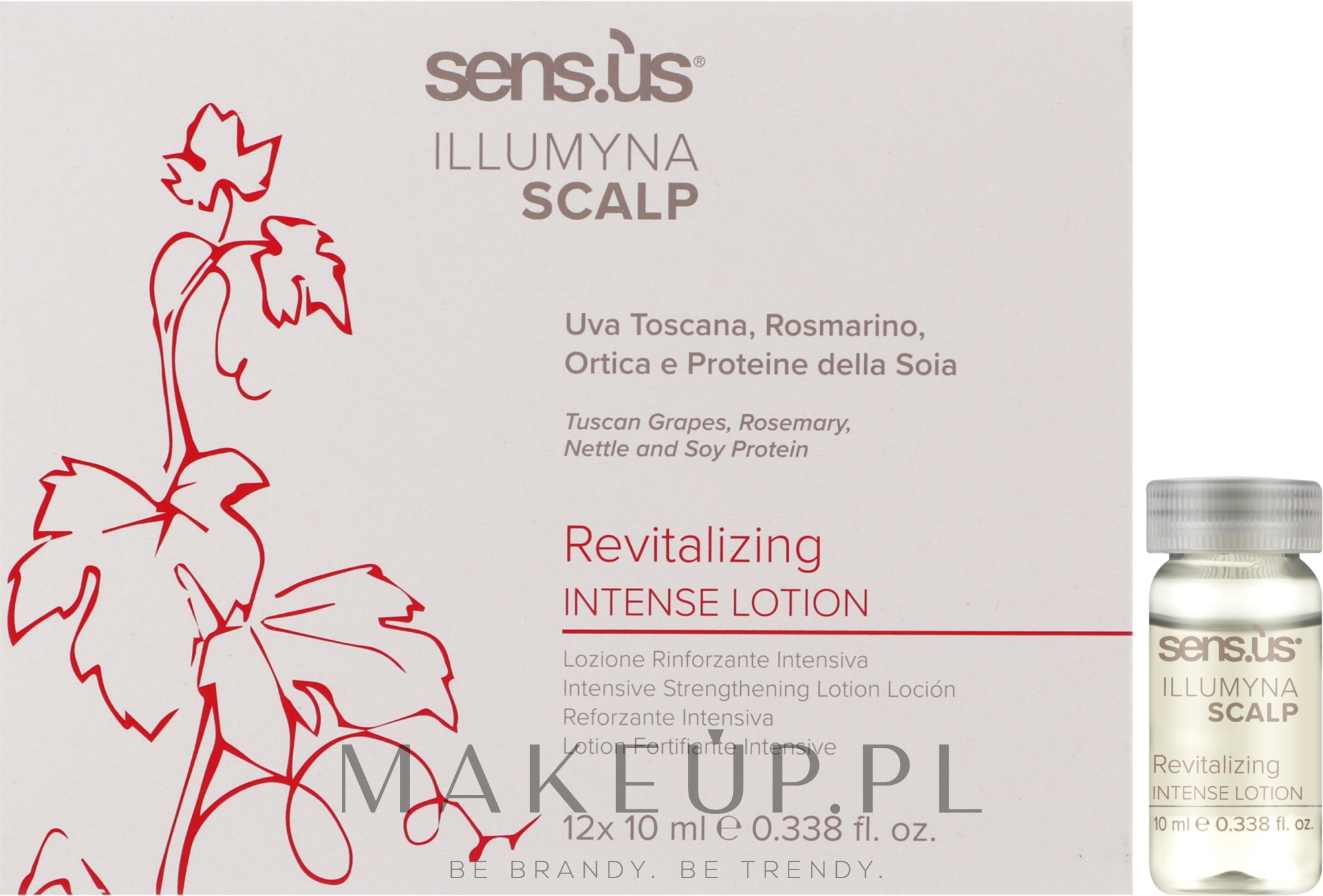 Balsam intensywnie ujędrniający - Sensus Illumyna Scalp Revitalizing Intense Lotion — Zdjęcie 12 x 10 ml