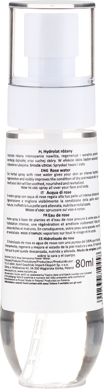 Hydrolat różany - Nacomi Hydrolate Rose Water — Zdjęcie N2