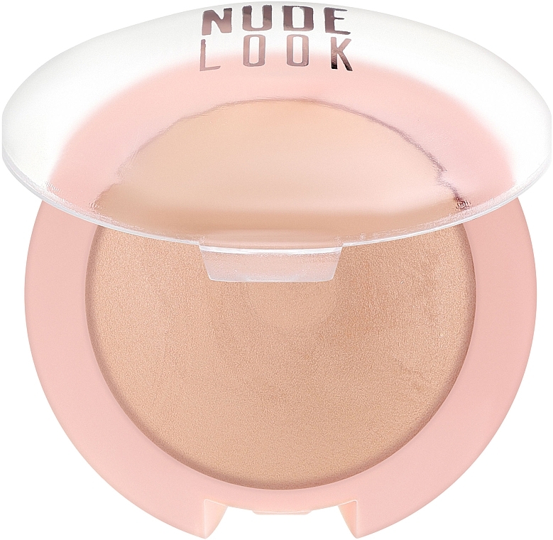 PRZECENA! Rozświetlający puder do twarzy - Golden Rose Nude Look Sheer Baked Powder * — Zdjęcie N1