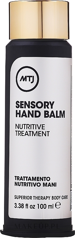 Odżywczy balsam do rąk - MTJ Cosmetics Superior Therapy Sensory Hand Balm — Zdjęcie 100 ml