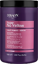 Maska neutralizująca żółty odcień włosów - Dikson Super No-Yellow Mask — Zdjęcie N2