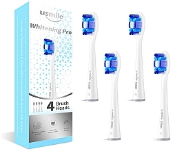 Elektryczna szczoteczka do zębów, biała - Usmile Whitening Pro Brush Heads — Zdjęcie N1