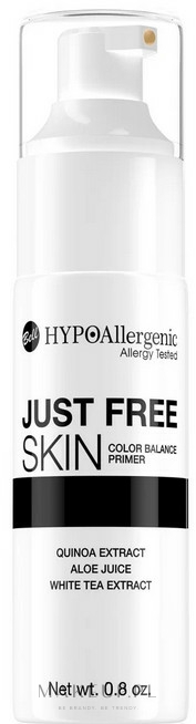 Hypoalergiczna baza łagodząca, wyrównująca koloryt skóry - Bell Just Free Skin Color Balance Primer — Zdjęcie 01 - Better Skin
