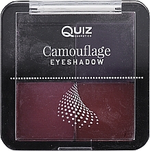 PRZECENA! Poczwórny cień do powiek - Quiz Cosmetics Camouflage Eyeshadow 4 * — Zdjęcie N3