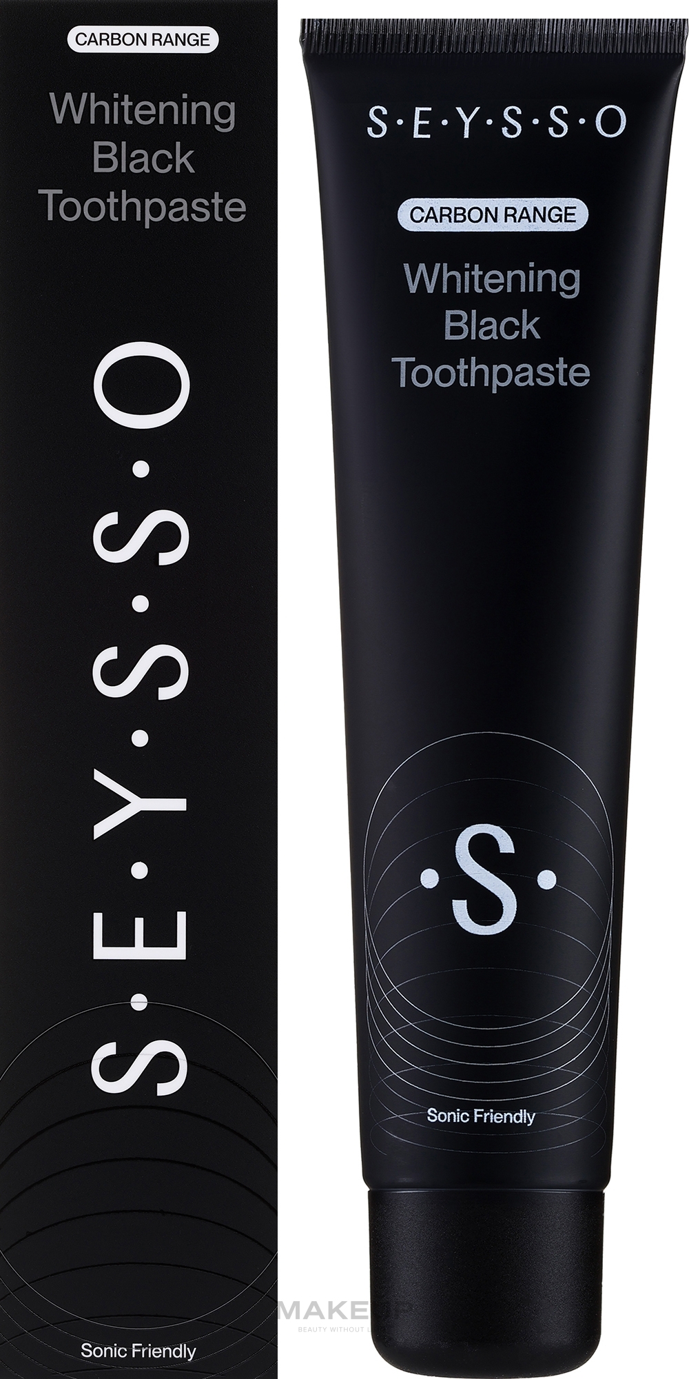 Wybielająca pasta do zębów - SEYSSO Carbon Black Toothpaste — Zdjęcie 75 ml