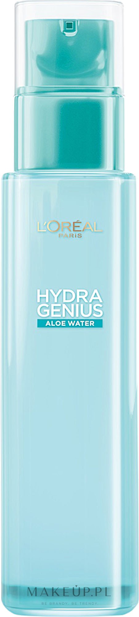L'Oreal Paris Hydra Genius Aloe Water - Płynna pielęgnacja nawilżająca do skóry suchej i wrażliwej Woda aloesowa + kwas hialuronowy — Zdjęcie 70 ml