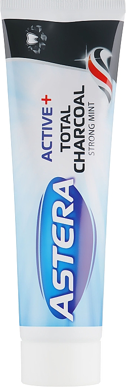 Pasta do zębów - Astera Activ + Total Charcoal — Zdjęcie N2
