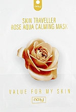 Kup Kojąca maska do twarzy z ekstraktem z rumianku - NOHJ Skin Traveller Rose Aqua Calming Mask