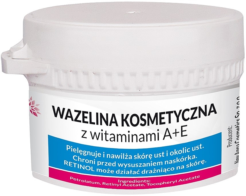 Wazelina kosmetyczna z witaminą A+E - Pasmedic — Zdjęcie N1