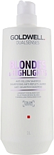 Szampon przeciw żółknięciu włosów blond i z refleksami - Goldwell Dualsenses Blondes & Highlights Anti-Yellow Shampoo — Zdjęcie N3