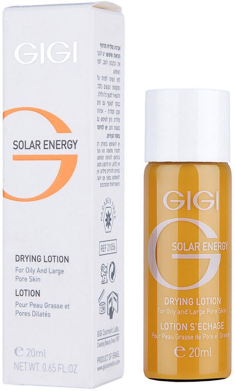 Podsuszający lotion - Gigi Solar Energy Drying Lotoin For Oily Skin 