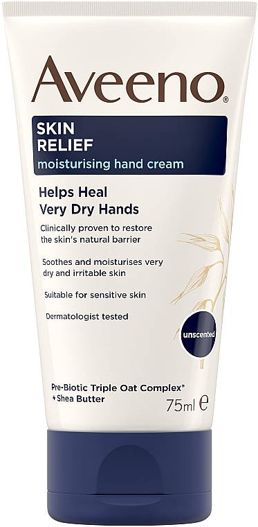 Krem do rąk dla bardzo suchej skóry - Aveeno Skin Relief Moisturising Hand Cream Heal Very Dry Hands — Zdjęcie N1