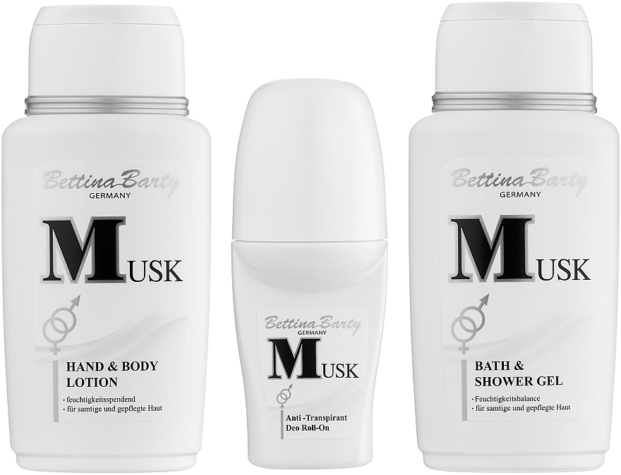 Bettina Barty Musk Mini Travelset Set - Zestaw (s/g/150ml + b/lot/150ml + deo/50ml) — Zdjęcie N2