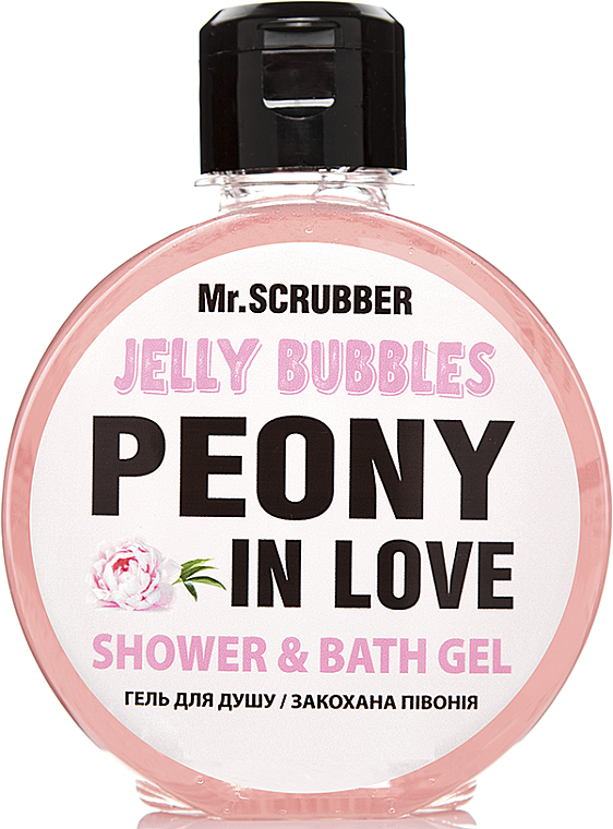 Żel pod prysznic - Mr.Scrubber Jelly Bubbles Peony in Love Shower & Bath Gel — Zdjęcie N1